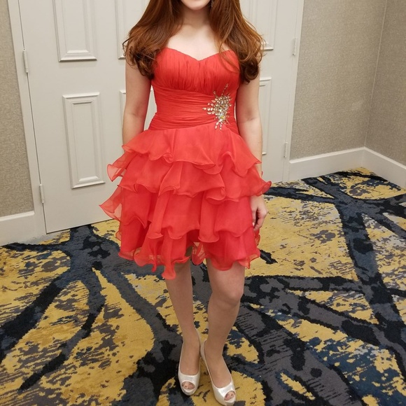 MacDuggal Dresses & Skirts - MacDuggal Candy Apple Red Cocktail Dress Wome Sz 8